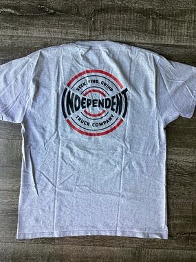 Independent Truck Co. Heather Gray Skateboard T-Shirt Large